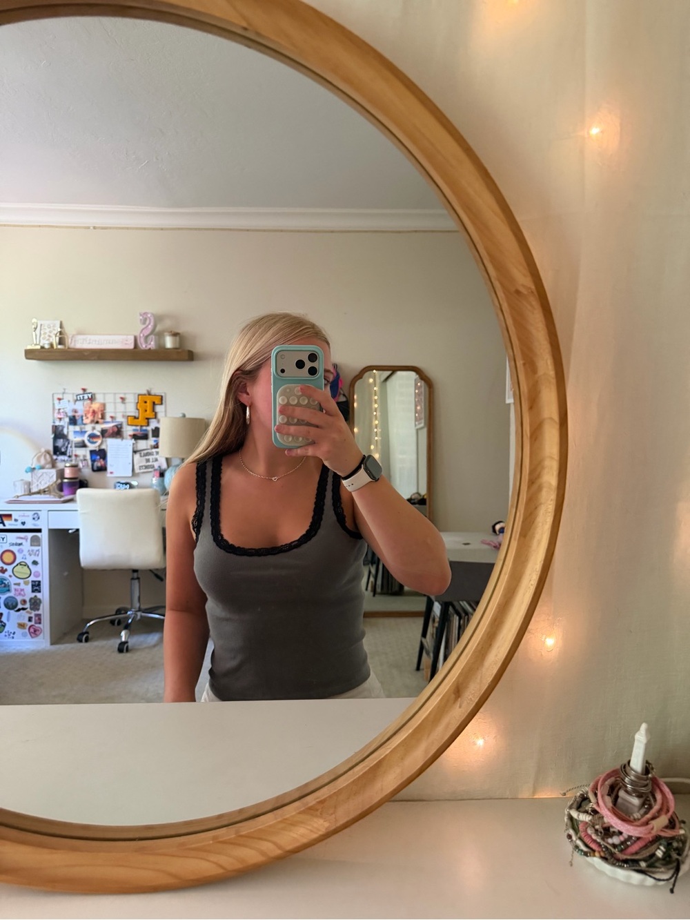 brandy melville lace tank top